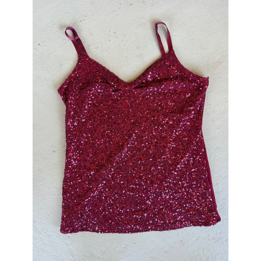"The Limited" Red Sequin Tank Top
